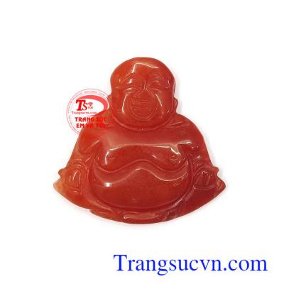 Mặt di lặc jadeite thiên nhiên chạm khắc đẹp, chất lượng ngọc đảm bảo, mặt phật cẩm thạch thiên nhiên