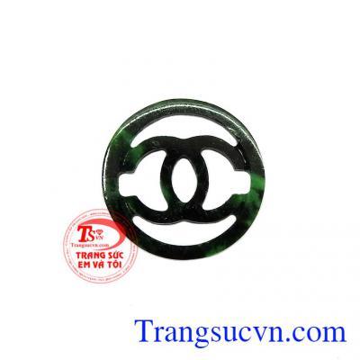 Mặt ngọc Chanel hàng hiệu đảm bảo chất lượng, ngọc cẩm thạch thiên nhiên, Ngọc Jadeite, Làm mặt dây, mặt thắt lưng