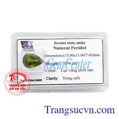 Peridot thiên nhiên mệnh hỏa