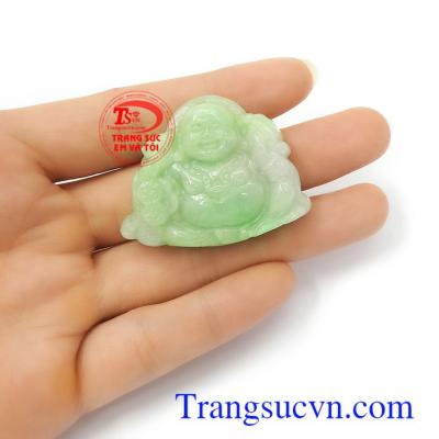 Phật di lặc ngọc cẩm thạch phù hợp làm mặt dây chuyền thời trang và phong thủy