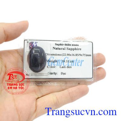 Hãy dành tặng viên đá đầy ý nghĩa này cho người thân và bạn bè của bạn! Saphir thiên nhiên mạnh mẽ.