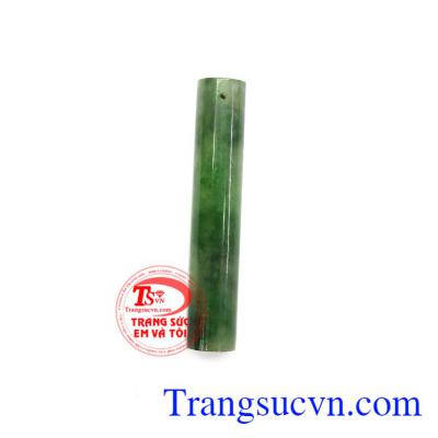Trụ ngọc phong thủy mệnh Mộc, ngọc cẩm thạch thiên nhiên, đá quý phong thủy, tương hợp với mệnh Mộc, mang lại may mắn, sức khỏe, tài lộc cho người đeo
