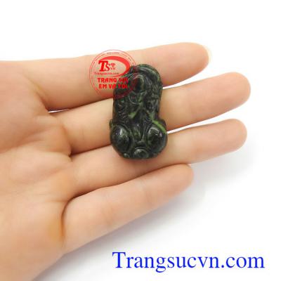 Tỳ hưu lục đậm jadeite màu sắc đẹp, chất lượng cao, chế tác theo yêu cầu