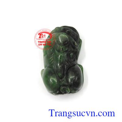 Tỳ hưu ngọc cẩm thạch tiền tài là linh vật có tác dụng mang lại tài lộc, bình an và may mắn cho người đeo
