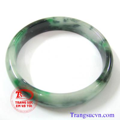 Vòng cẩm thạch jadeite vân