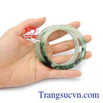 Vòng tay vuông ngọc cẩm thạch thiên nhiên cao cấp