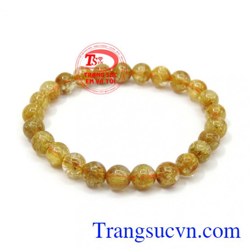 Chuỗi tay thạch anh tóc 7 ly