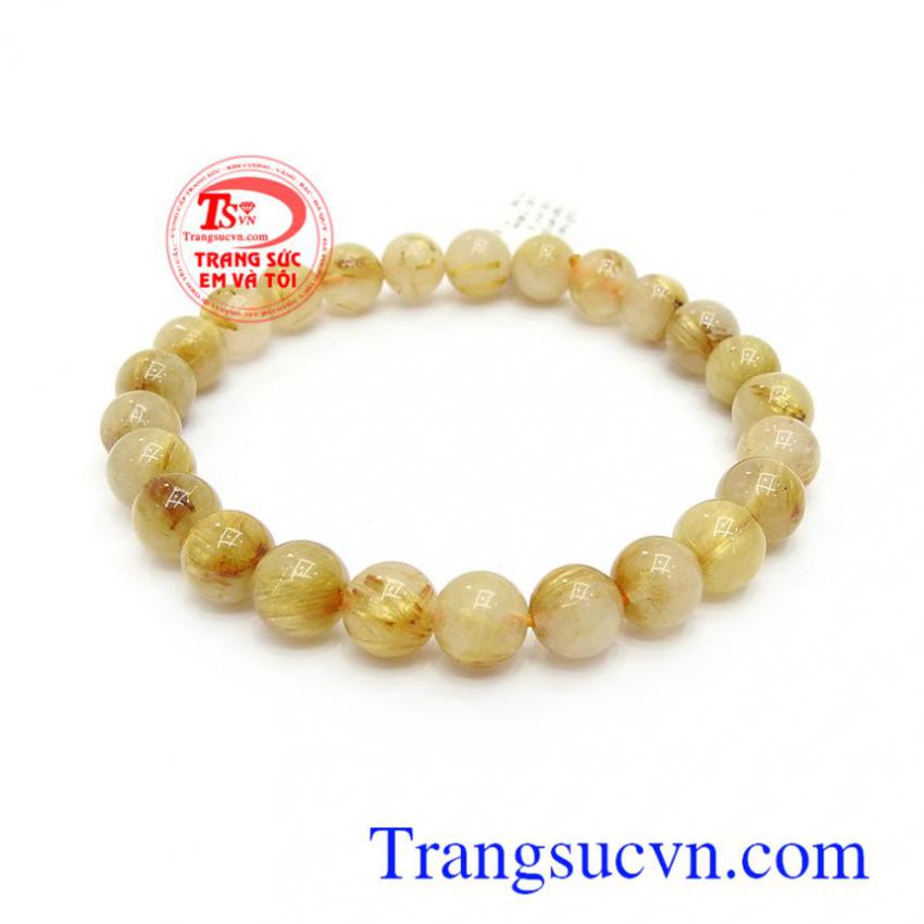 Chuỗi thạch anh tóc vàng đẹp xinh