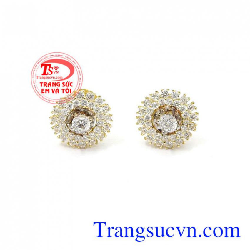 Hoa tai vàng mặt trời