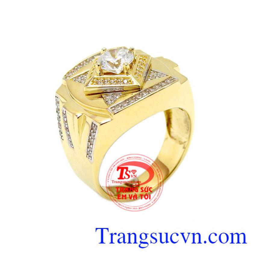 Nhẫn nam thời trang phong cách