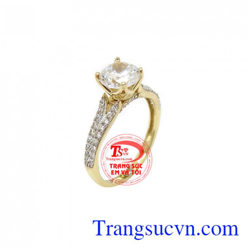 Nhẫn nữ vàng hạnh phúc