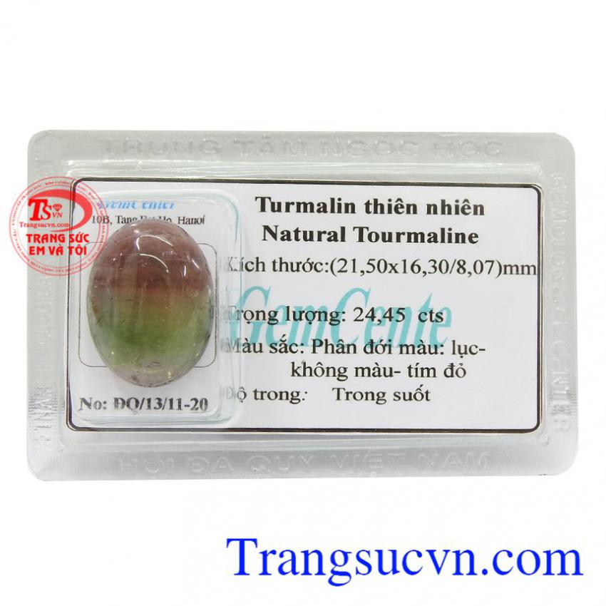 Turmalin thiên nhiên nhiều màu 