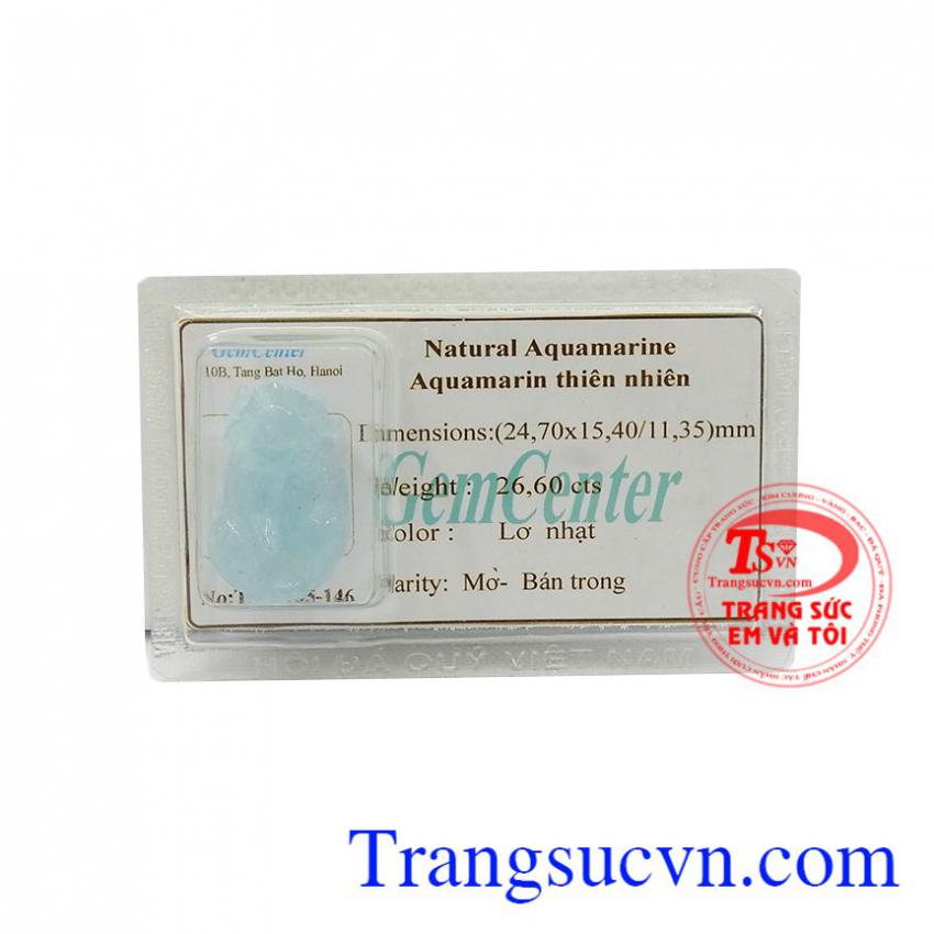 Tỳ hưu Aquamarine trấn trạch