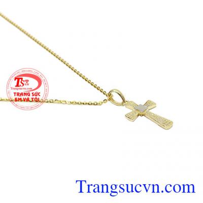 Bộ dây thánh giá vàng 10k chất lượng uy tín, giao hàng nhanh trên toàn quốc.