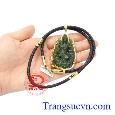 Bộ mặt dây quan âm Nephrite đẹp