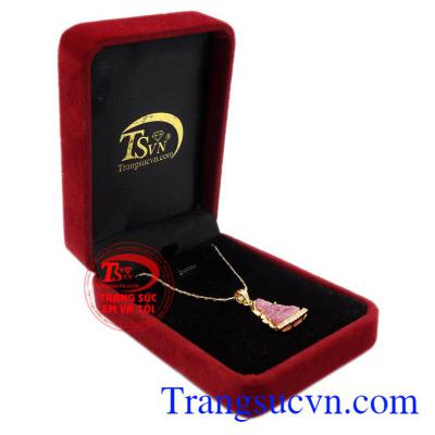 Bộ mặt dây quan âm ruby an yên