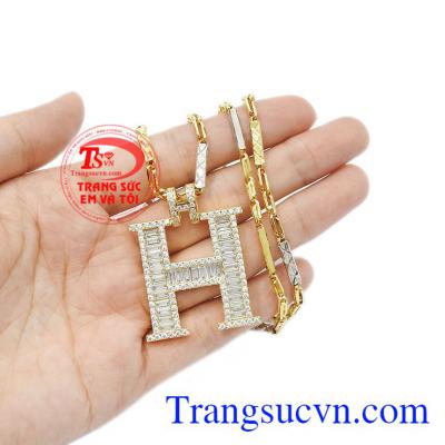 Trang sức vàng tây nam nổi bật và cá tính. Bộ trang sức chữ H sang trọng
