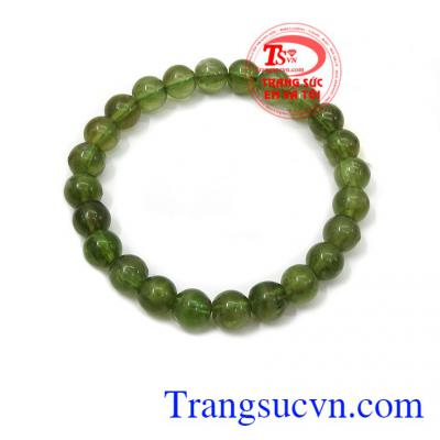 Chuỗi tay Apatite màu xanh lá cây, giao hàng nhanh trên toàn quốc