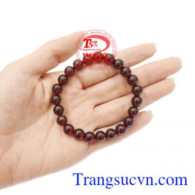 Sản phẩm thích hợp làm quà tặng cho người thân hoặc bạn bè,Chuỗi tay Garnet 7 ly