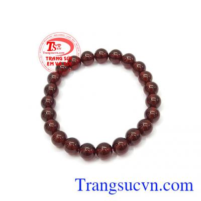 Chuỗi Garnet 8 ly phù hợp cho người sinh tháng một hoặc những người sinh tuổi tý,Chuỗi tay Garnet 8 ly