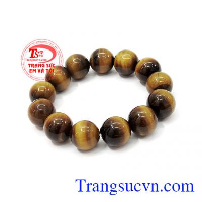 Ngoài ra, đá mắt hổ còn có tác dụng trong hỗ trợ điều trị một số bệnh, ngăn ngừa đau ốm, cải thiện sức khỏe,Chuỗi tay mắt hổ tam tài