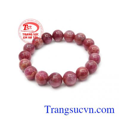 Người châu âu thời trung đại cổ tin rằng hồng ngọc tiếp thêm cho họ sức khỏe, sự thịnh vượng, trí tuệ và cuộc sống tình yêu viên mãn,Chuỗi tay Ruby 12 ly