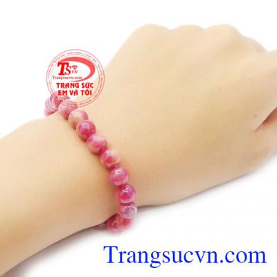 Sản phẩm có giấy kiểm định đá quý, thích hợp làm quà tặng cho người thân hoặc bạn bè,Chuỗi tay Ruby 7 ly đẹp