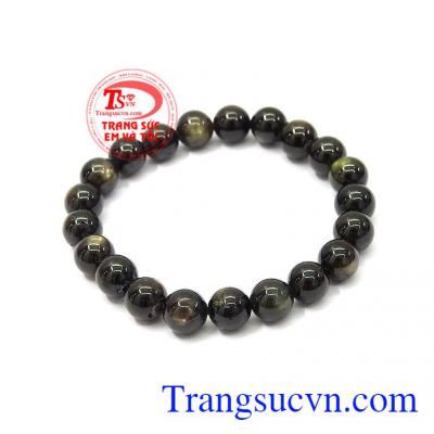 Chuỗi tay saphia may mắn hợp với người mệnh thủy, mệnh mộc,Chuỗi tay Sapphire 7 ly