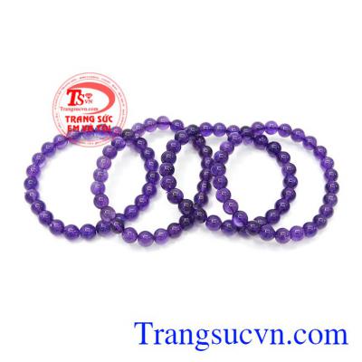 Chuỗi tay thạch anh tím 7 ly 