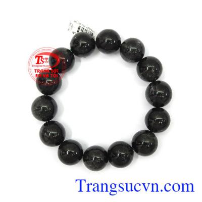 Chuỗi tay Thạch Anh Tóc Đen tròn to phù hợp nhiều lứa tuổi và phong cách thời trang khác nhau