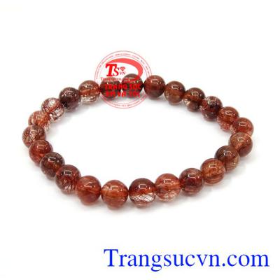 Chuỗi tay thạch anh tóc may mắn mang đến điềm lành cho người sử dụng.