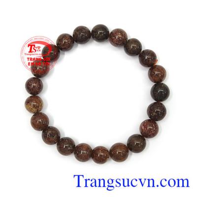 Chuỗi tay Thạch Anh Tóc Nâu 9ly