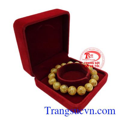 Chuỗi tay thạch anh tóc phong thủy