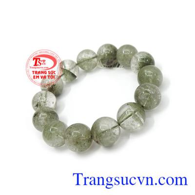 Chuỗi thạch anh cát xanh sang trọng có tác dụng mang lại may mắn, bình an và thịnh vương cho người đeo