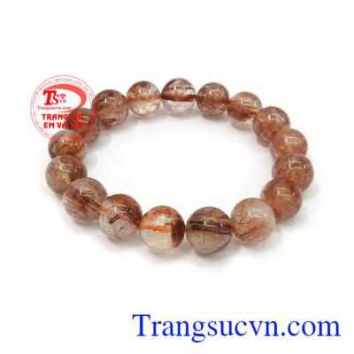 Chuỗi thạch anh tóc đỏ độc đáo