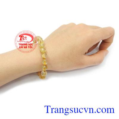 Chuỗi thạch anh tóc vàng 8 mm thương hiệu uy tín, chất lượng, giao hàng nhanh trên toàn quốc, thanh toán an toàn