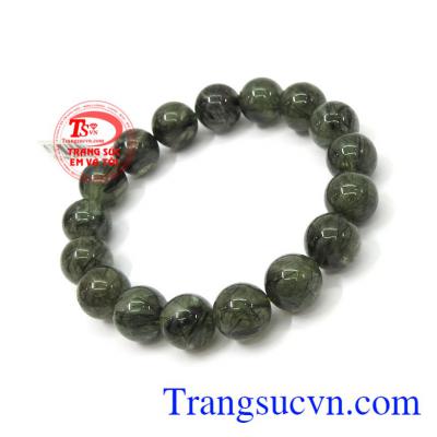 Chuỗi thạch anh tóc xanh đẹp đeo sang trọng, tinh tế và thời trang, phù hợp làm quà tặng ý nghĩa cho người yêu thương