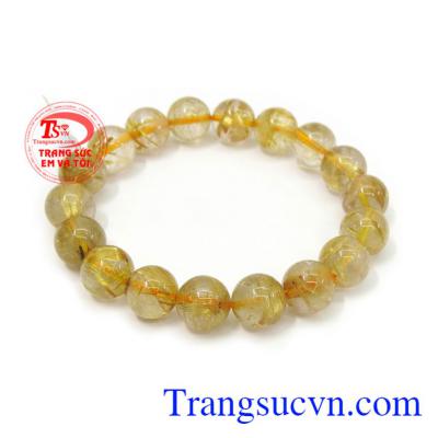 Chuỗi thạch anh vàng doanh nhân đeo hợp thời trang,đá tự nhiên rất được khách hàng ưa chuộng