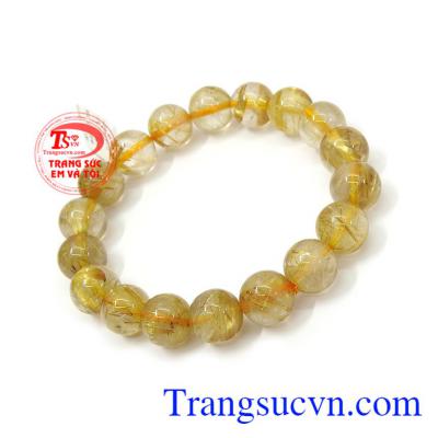 Chuỗi thạch anh vàng doanh nhân được nhiều người lựa chọn như lá bùa hộ mệnh cho bản thân