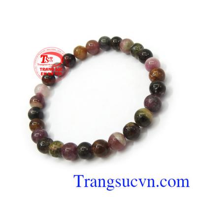 Chuỗi Turmaline 7 mm có tác dụng mang lại bình an, may mắn và thịnh vượng cho người đeo