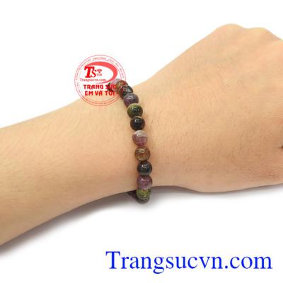 Chuỗi Turmaline 7 mm thời trang, phong cách là sản phẩm rất được phái đẹp ưa chuộng