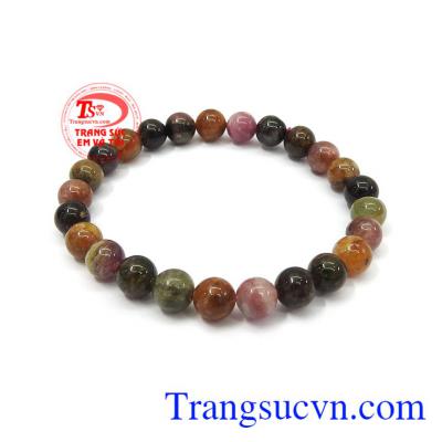 Chuỗi Turmaline 8 mm màu sắc đẹp, chất lượng cao, phù hợp nhiều lứa tuổi và phong cách thời trang khác nhau