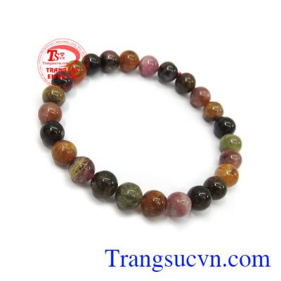 Chuỗi Turmaline 8 mm có tác dụng mang lại may mắn, bình an và tài lộc