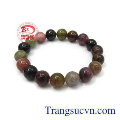 Chuỗi vòng tay Turmaline 10 ly màu sắc độc đáo, chất lượng đá cao cấp