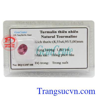 Đá tourmaline ép vỉ-kiểm định