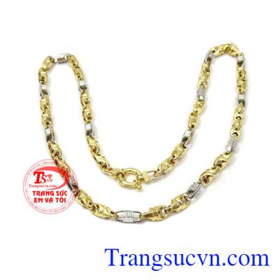 Dây chuyền nam vàng tây sang trọng Dây chuyền nam vàng ITALYA