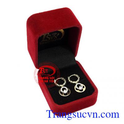 Hoa tai nữ vàng tinh tế