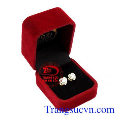 Hoa tai vàng trái tim