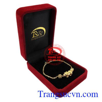 Lắc tay nữ vàng tỳ hưu