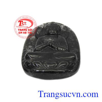 Sản phẩm chạm khắc theo hình phật như lai đại nhật, đây chính là phật bản mệnh dành cho người tuổi mùi, tuổi thân. Mặt phật tuổi mùi-thân thạch anh tóc đen